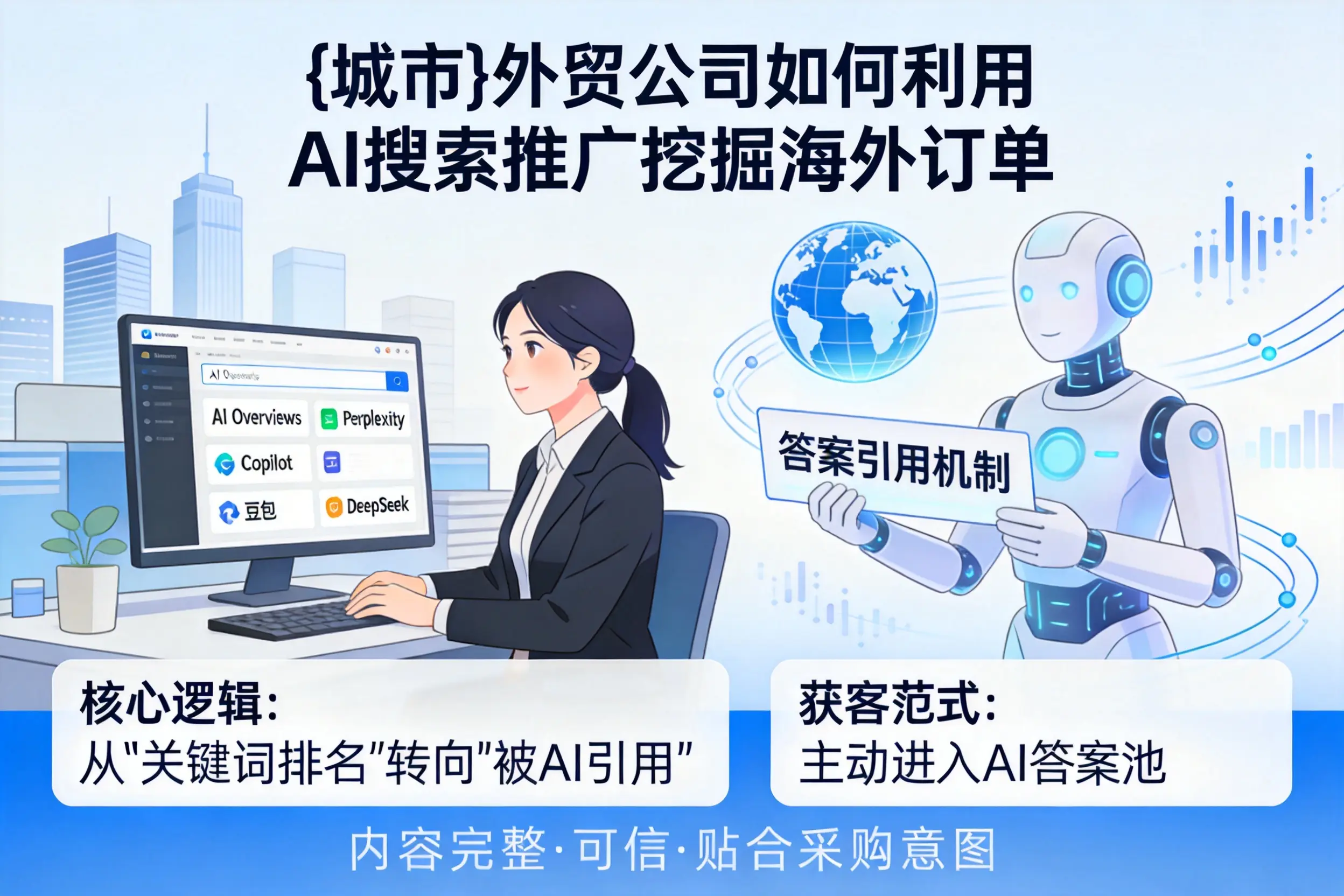 揭阳外贸公司如何利用AI搜索推广挖掘海外订单
