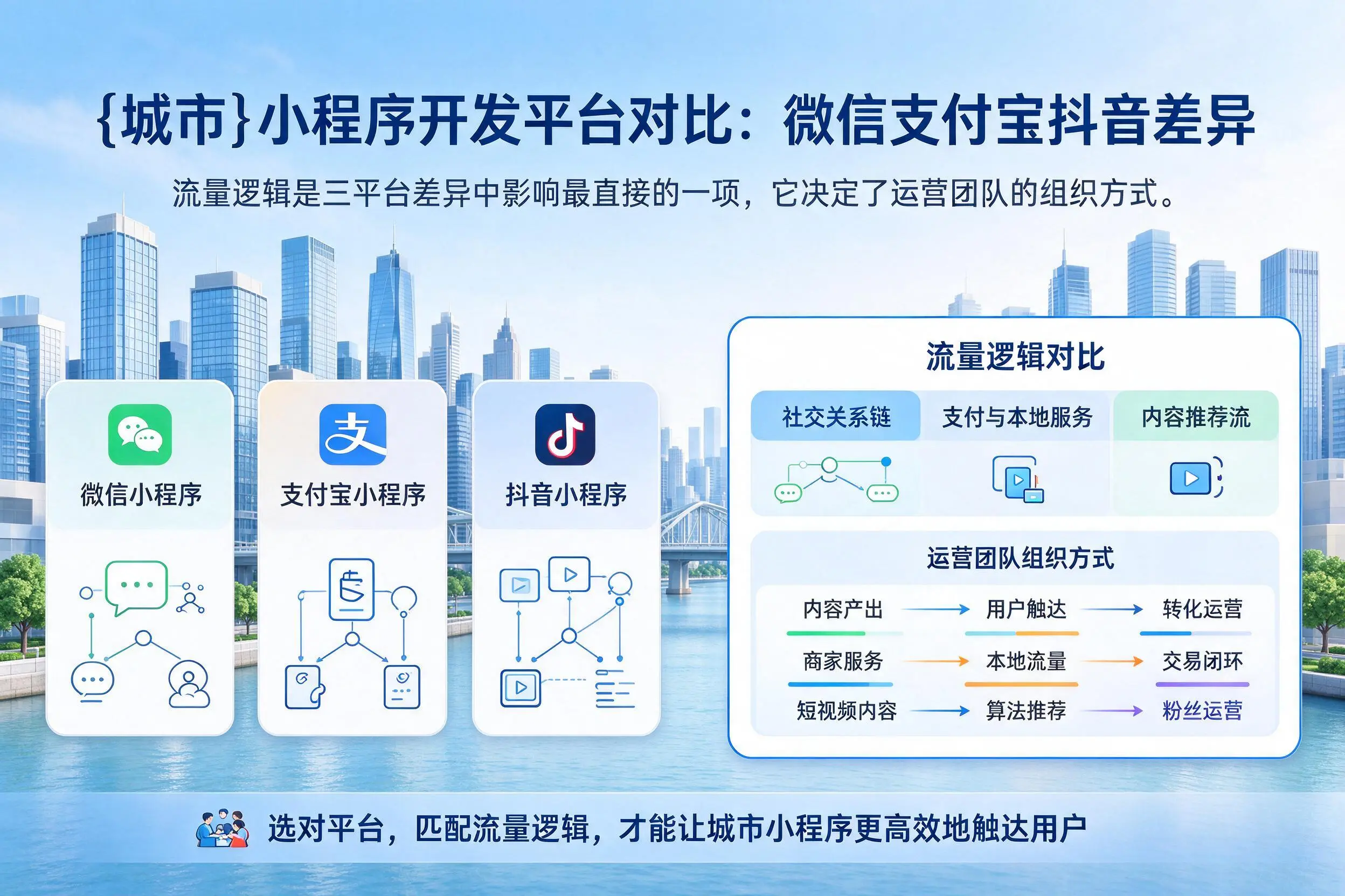 揭阳小程序开发平台对比：微信支付宝抖音差异
