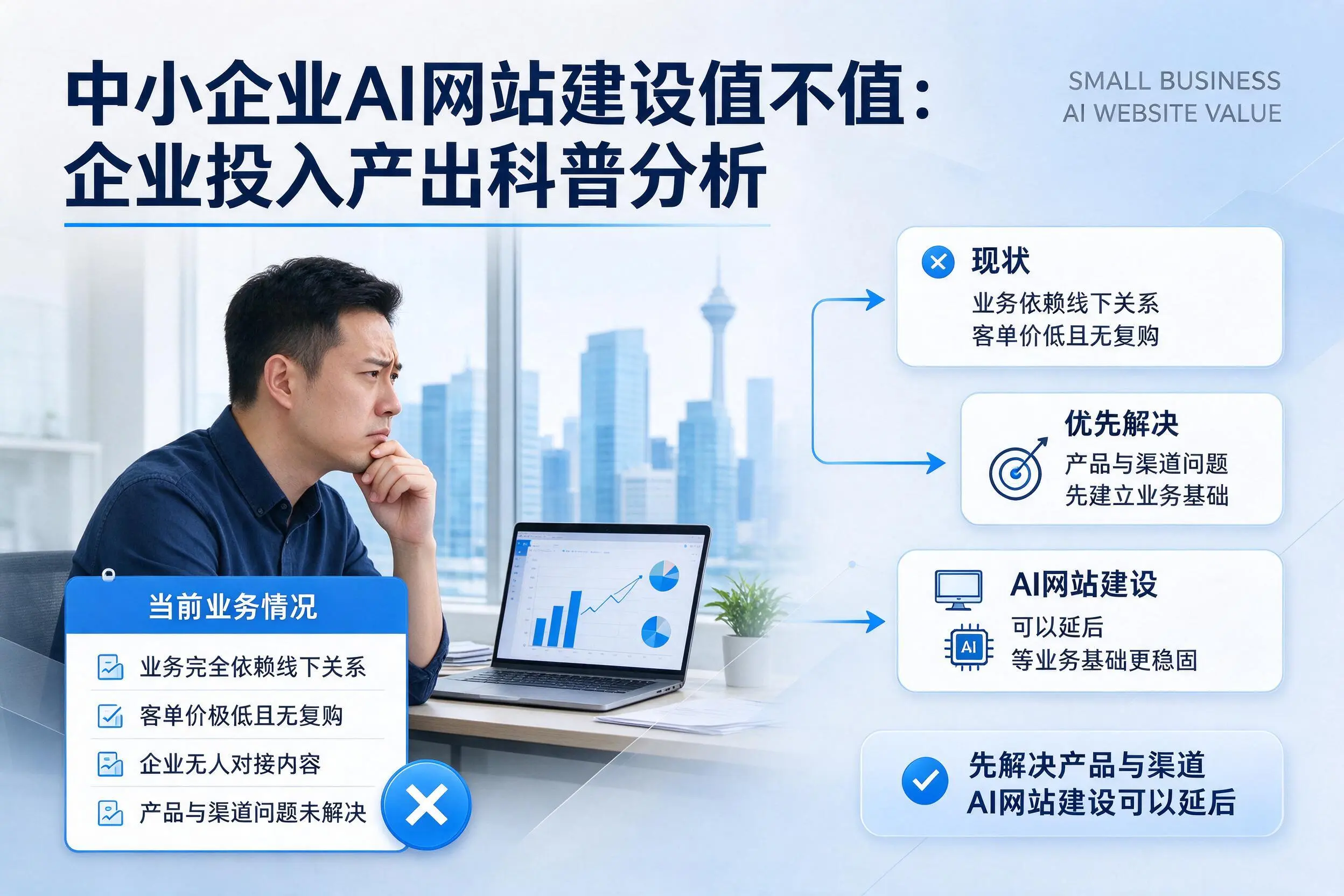 中小企业AI网站建设值不值:揭阳企业投入产出科普分析