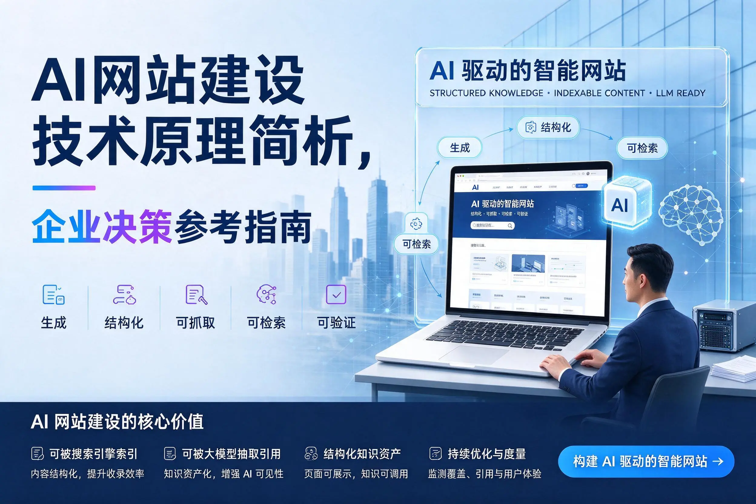 AI网站建设技术原理简析，揭阳企业决策参考指南