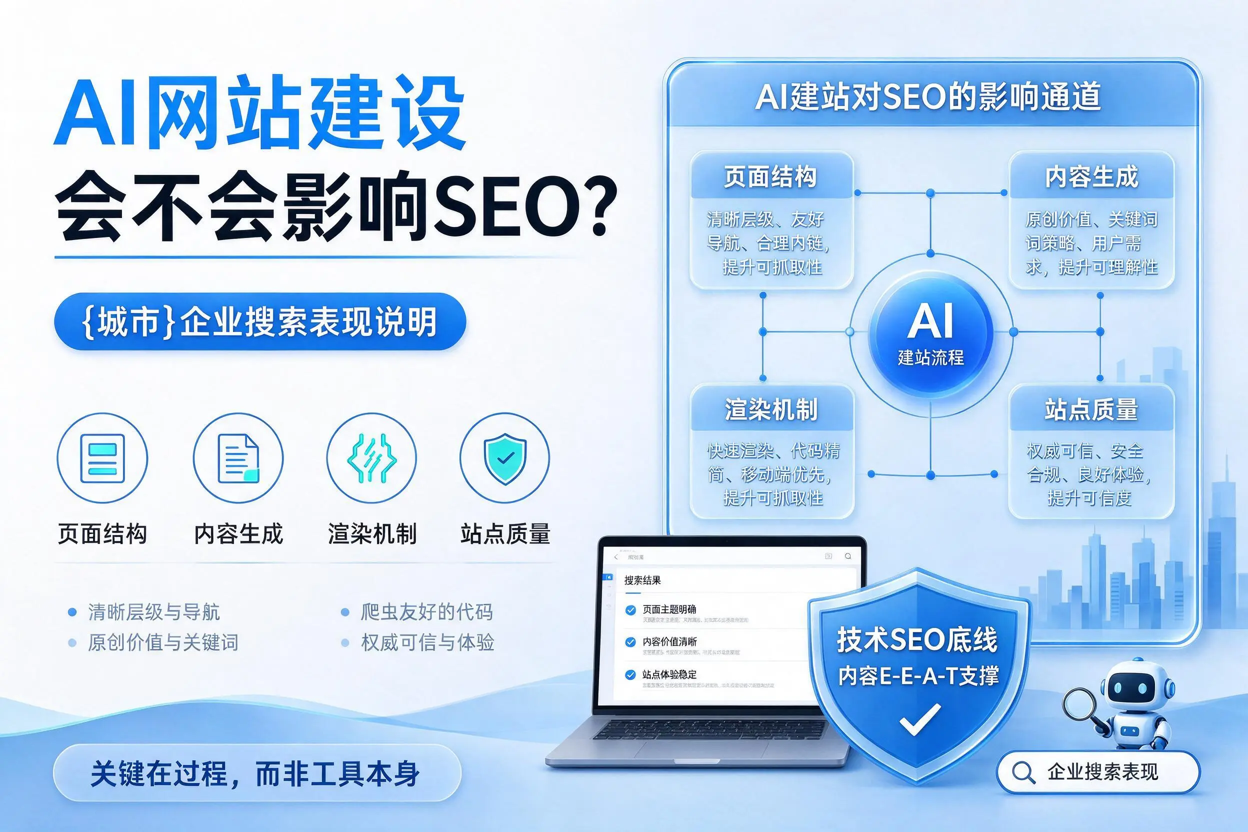 AI网站建设会不会影响SEO?揭阳企业搜索表现说明