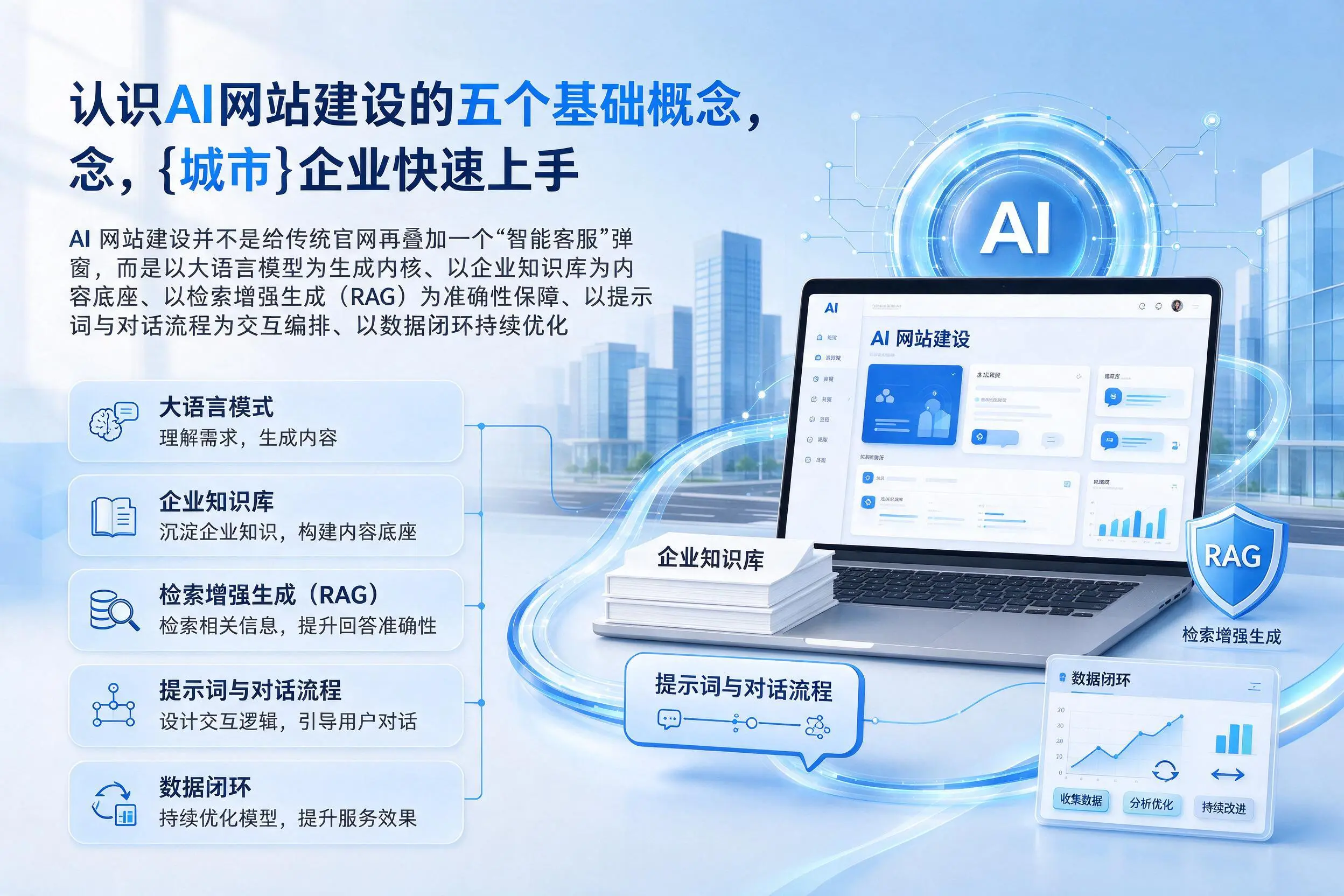 认识AI网站建设的五个基础概念，揭阳企业快速上手