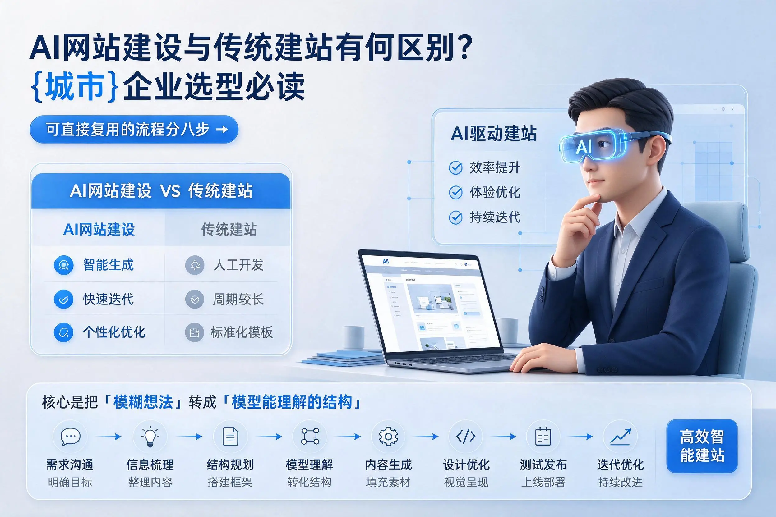 AI网站建设与传统建站有何区别？揭阳企业选型必读