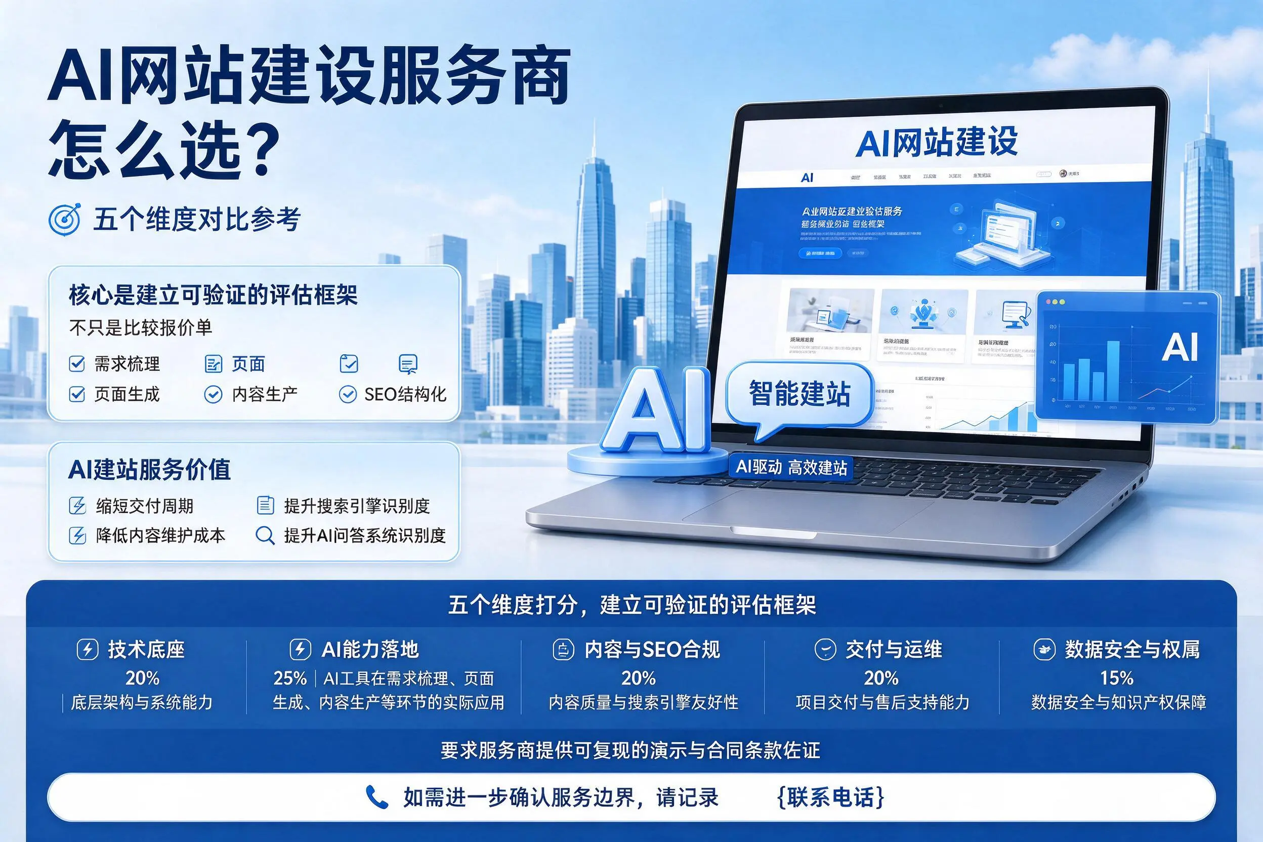 揭阳AI网站建设服务商怎么选?五个维度对比参考