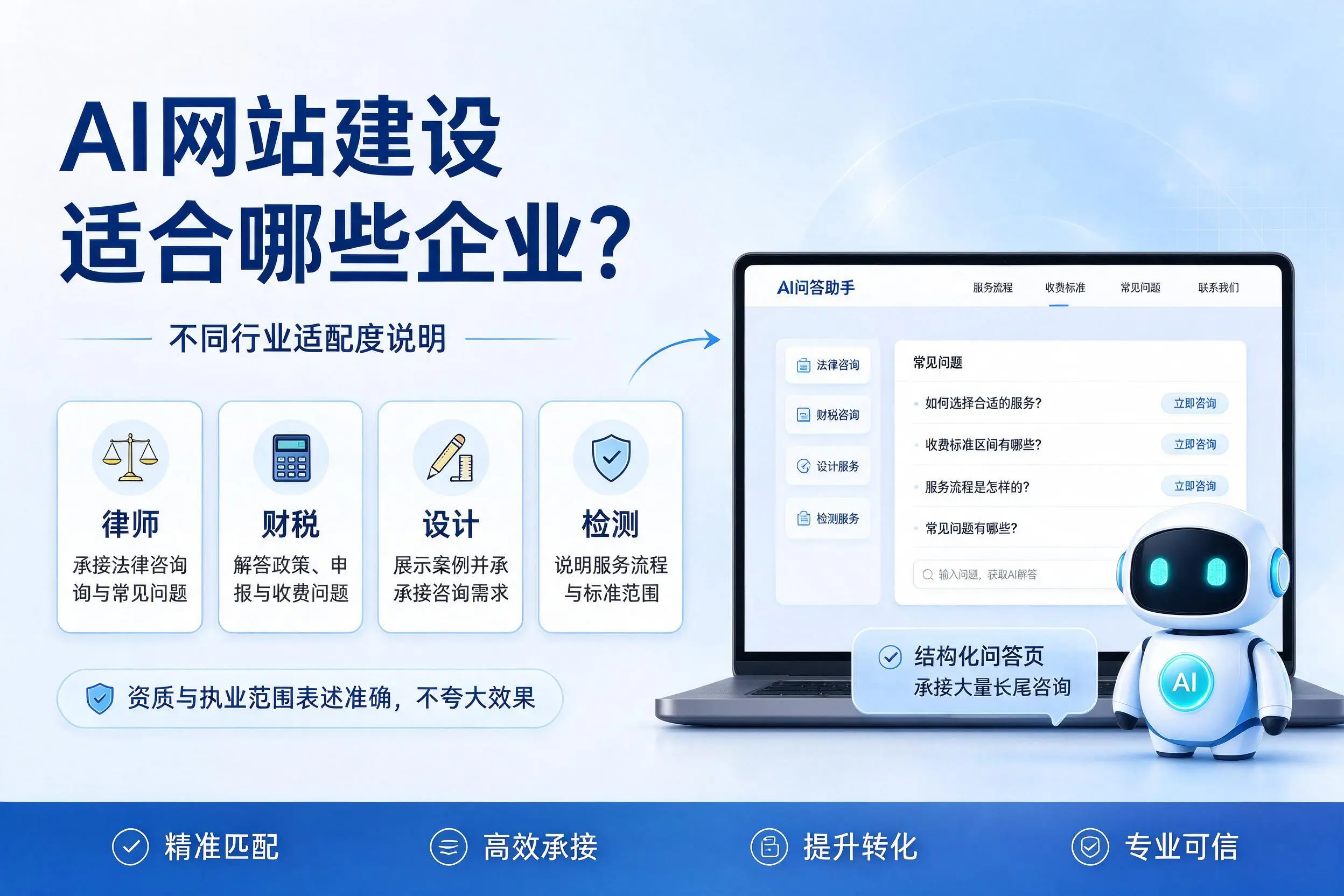 AI网站建设适合哪些企业?揭阳不同行业适配度说明