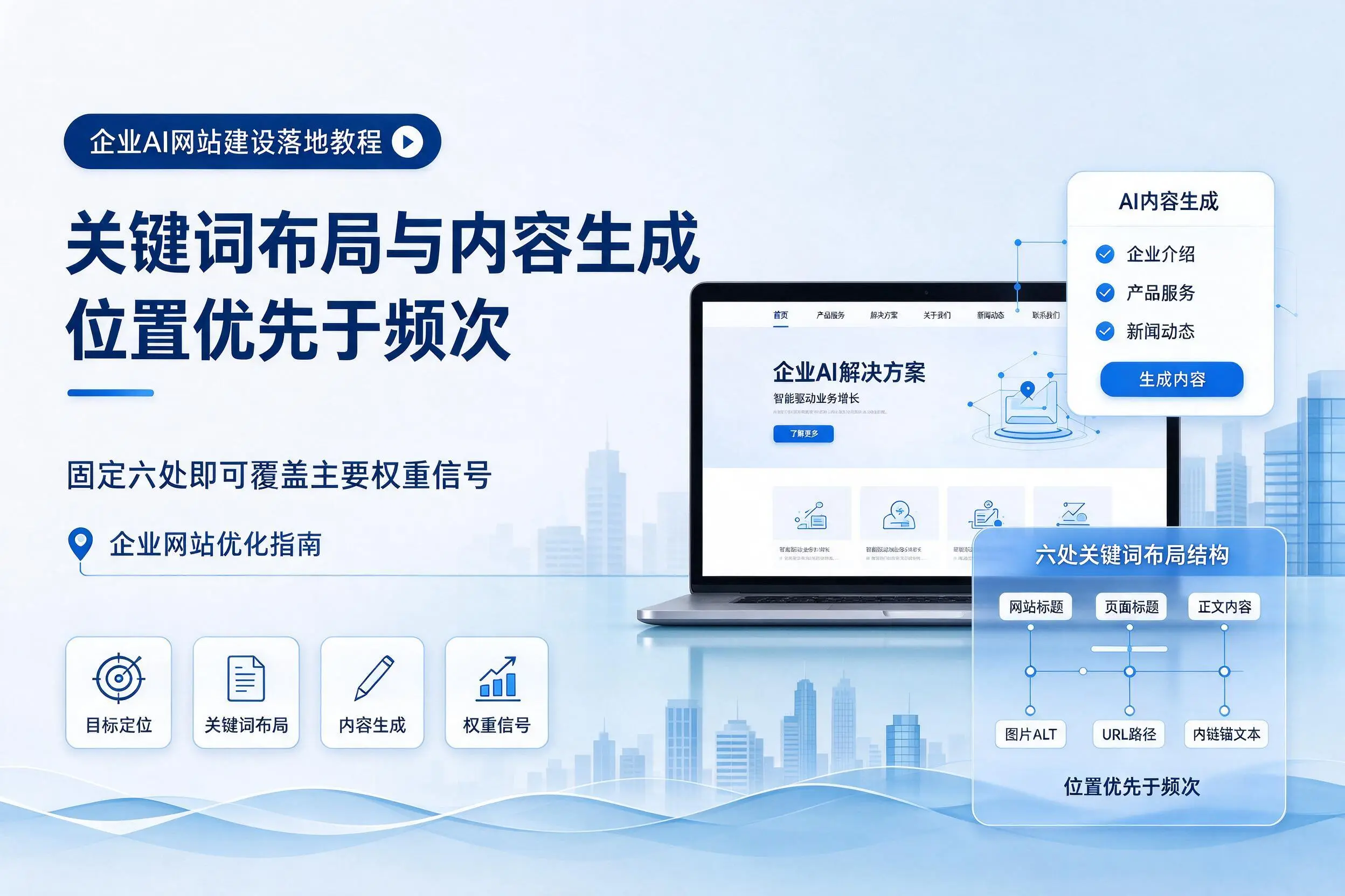 揭阳企业AI网站建设落地教程:关键词布局与内容生成